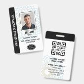 Abzeichen für das Foto Mitarbeiter eines benutzerd Ausweis (Front & Back)