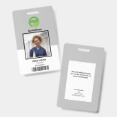 Abzeichen für das Foto "Travel Nurse" Ausweis (Vorder- & Rückseite)