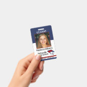 Abzeichen für das Foto von Schulen/Mitarbeitern - Ausweis (Handheld)