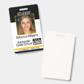 Abzeichen für das Foto von Schulen/Mitarbeitern -  Ausweis (Front & Back)