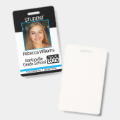 Abzeichen für das Foto von Schulen/Mitarbeitern -  Ausweis (Vorder- & Rückseite)