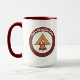 Abzeichen für das Lagerfeuerzelt des Vaters zum Va Tasse