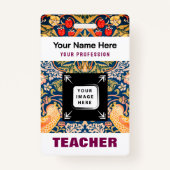 Abzeichen für das Logo des Unternehmens für den be Ausweis (Vorderseite)