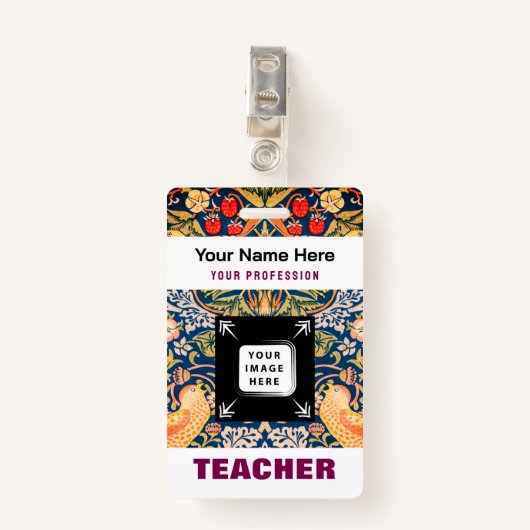 Abzeichen für das Logo des Unternehmens für den be Ausweis (Vorderseite mit Klammer)