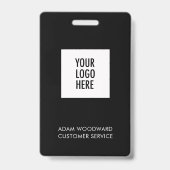 Abzeichen für das Logo für Unternehmen Mitarbeiter Ausweis (Back)