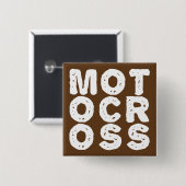 Abzeichen für das Riesenmotocross-Logo-Dirt-Bike-T Button (Vorne & Hinten)