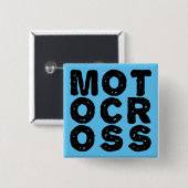Abzeichen für das Riesenmotocross-Logo-Dirt-Bike-T Button (Vorne & Hinten)