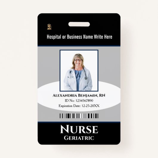 Abzeichen für den Bar des benutzerdefinierten Foto Ausweis (Vorderseite)