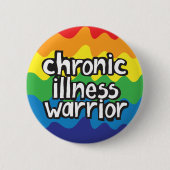 Abzeichen für den Chronischen Krankheitskrieger Button (Vorderseite)