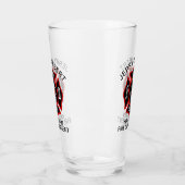 Abzeichen für den Feuerwehrmann des Custom Red Fir Glas (Links)