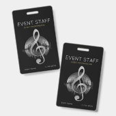 Abzeichen für den Koordinator der Tuneveranstaltun Ausweis (Front & Back)