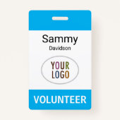 Abzeichen für den Kunststoffnamen mit dem Clip-Log Ausweis (Vorderseite)