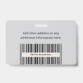 Abzeichen für den Kunststoffzugriff - Custom.Busin Ausweis (Back)