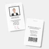 Abzeichen für den Logo-Bar für das benutzerdefinie Ausweis (Vorder- & Rückseite)