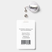 Abzeichen für den Logo-Bar für das benutzerdefinie Ausweis (Rückseite mit Ausziehbar)