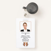 Abzeichen für den Logo-Bar für das benutzerdefinie Ausweis (Vorderseite mit Rechteck)