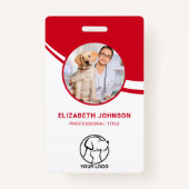 Abzeichen für den Logo-Bar für das benutzerdefinie Ausweis (Vorderseite)