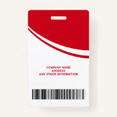 Abzeichen für den Logo-Bar für das benutzerdefinie Ausweis (Rückseite)