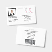 Abzeichen für den Logo-Bar für das benutzerdefinie Ausweis (Vorder- & Rückseite)