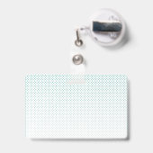 Abzeichen für den Mitarbeiternamen | Benutzerdefin Ausweis (Back with Retractable)