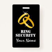 Abzeichen für den Namen des Ringbetreibers des Kin Ausweis (Vorderseite)