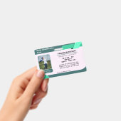 Abzeichen für den Notfall-Identifizierungskarte de Ausweis (Handheld)