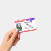 Abzeichen für den Notfall-Identifizierungskarte de Ausweis (Handheld)