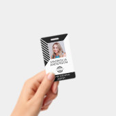 Abzeichen für den Strichcode des benutzerdefiniert Ausweis (Handheld)