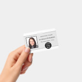 Abzeichen für den Strichcode des benutzerdefiniert Ausweis (Handheld)