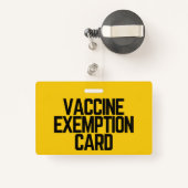 Abzeichen für die Ausweis-ID des Impfstoffs Ausweis (Rückseite mit Rechteck)