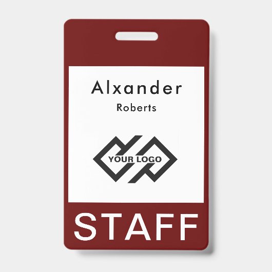 Abzeichen für die benutzerdefinierte Logo-ID-Abzei Ausweis (Vorderseite)