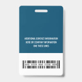 Abzeichen für die benutzerdefinierte Logo-ID-Abzei Ausweis (Rückseite)