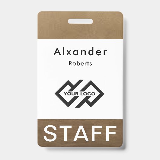 Abzeichen für die benutzerdefinierte Logo-ID-Abzei Ausweis (Vorderseite)