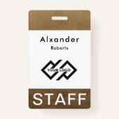 Abzeichen für die benutzerdefinierte Logo-ID-Abzei Ausweis (Vorderseite)