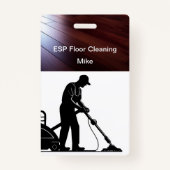Abzeichen für die Bodenreinigung Ausweis (Vorderseite)