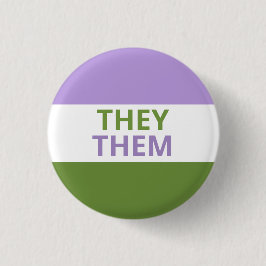 Abzeichen für die Flagge von Genderqueer Button