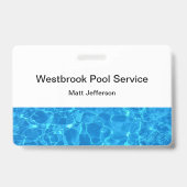 Abzeichen für die ID von Mitarbeitern Ausweis (Rückseite)