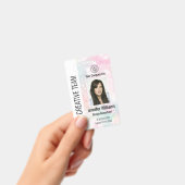 Abzeichen für die ID von Mitarbeitern eines benutz Ausweis (Handheld)