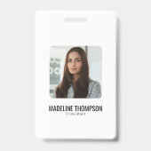 Abzeichen für die Minimalistische Beruflich Back-L Ausweis (Vorderseite)