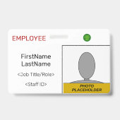 Abzeichen für die schlichte Personalausweis Ausweis (Back)