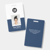 Abzeichen für die Sicherheitskennung von Mitarbeit Ausweis (Front & Back)