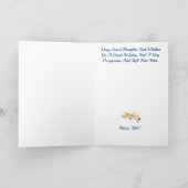 Abzeichen für die Strafverfolgung - Symbol Weihnac Karte (Innenseite)