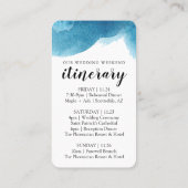 Abzeichen für die Wasserfarben Visitenkarte (Rückseite)