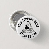 Abzeichen für die Werbeaktion des Generals Button (Vorne & Hinten)