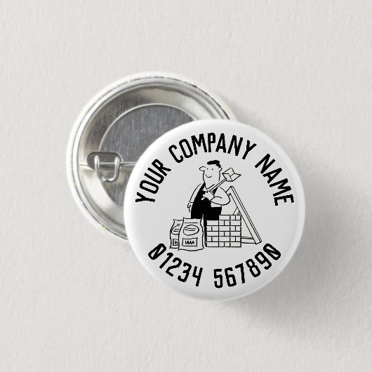 Abzeichen für die Werbeaktion des Generals Button (Vorne & Hinten)