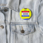 Abzeichen für einen Runner (Gelb) Button (Beispiel)