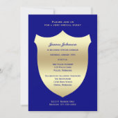 Abzeichen für Einladungen zur Polizeischule für di (Vorderseite)