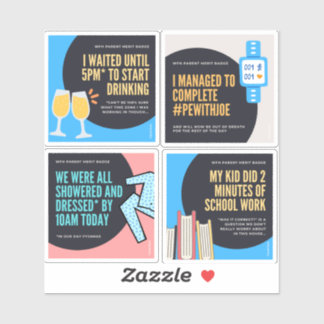 Abzeichen für Eltern Aufkleber