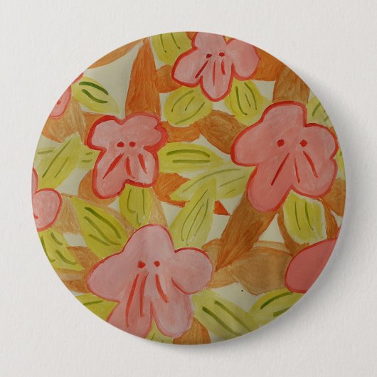 Abzeichen für farbige Blume Button (Vorderseite)