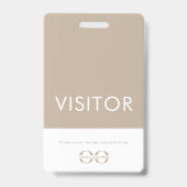 Abzeichen für Firmenlogo Ausweis (Rückseite)